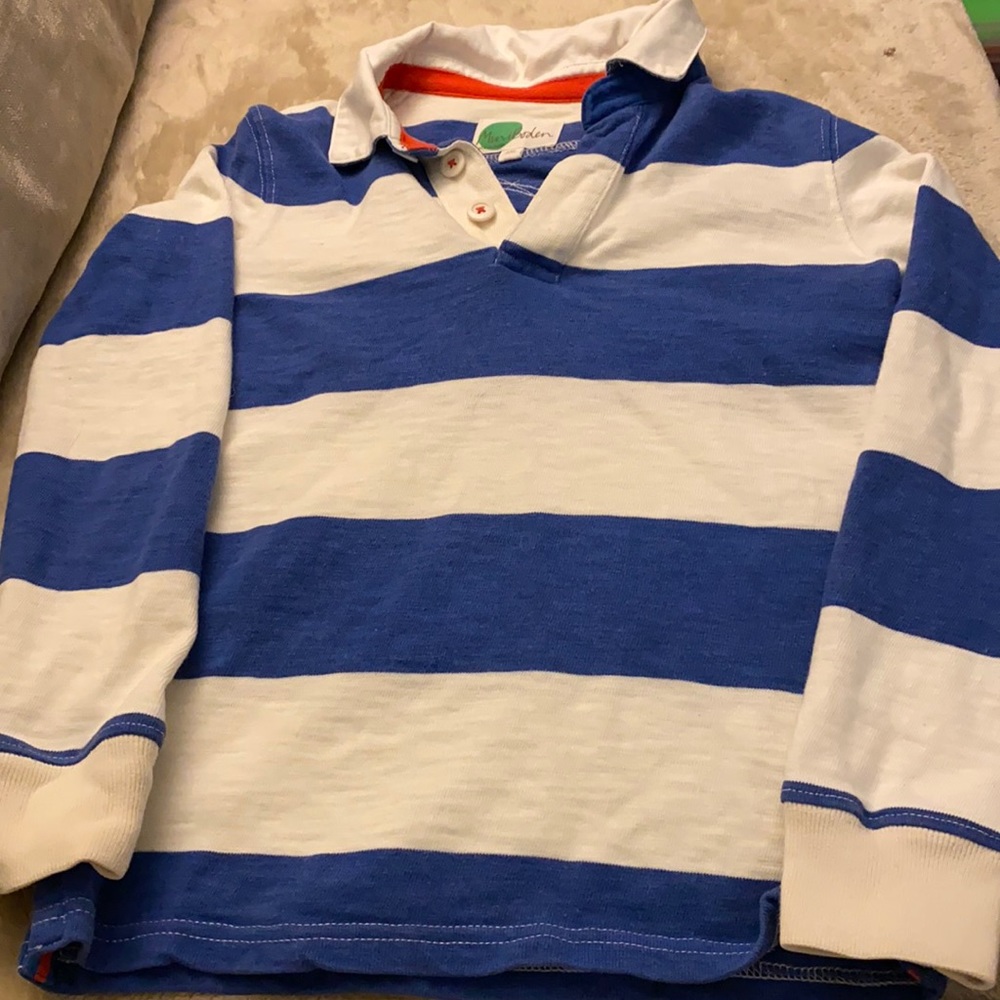 Mini Boden Rugby shirt size 7-8